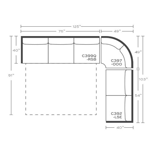 Picture of Masquerade Sectional